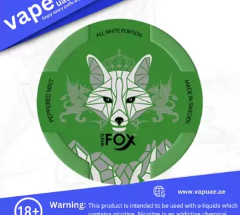 White Fox Peppered Mint Slim nicotine pouches