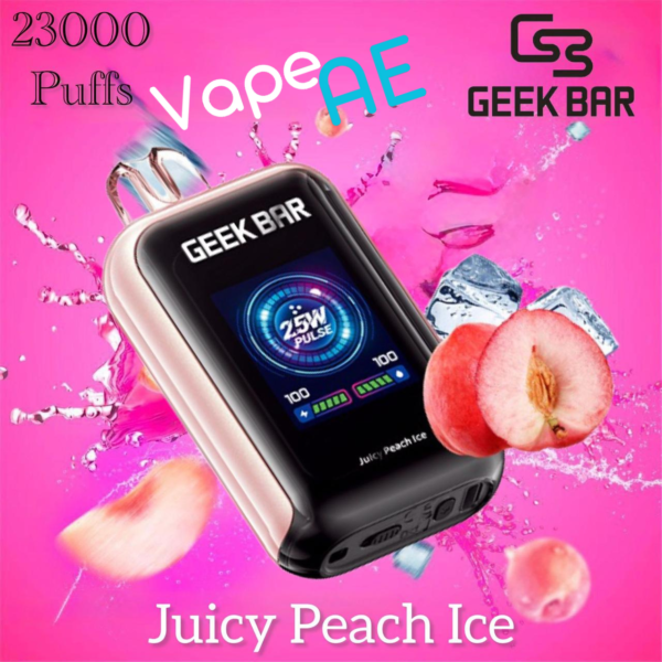 Geek bar 23000 Puffs Juicy peach Ice