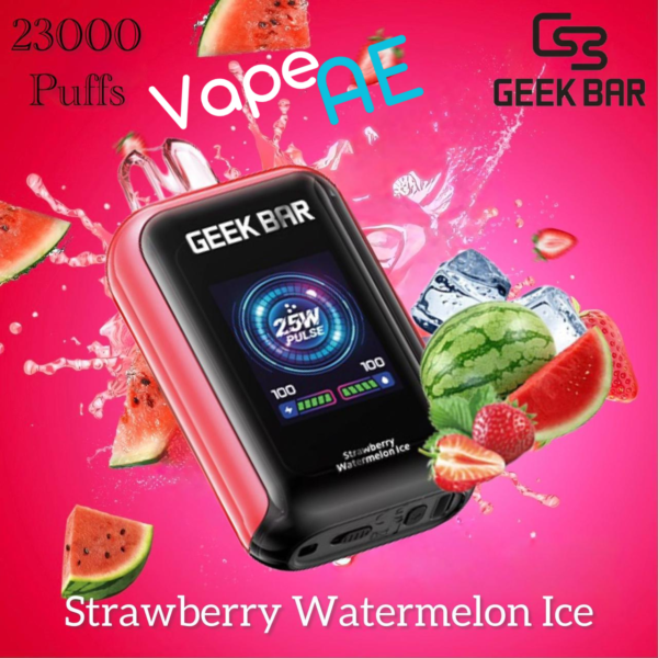 Geek bar 23000 Puffs Strawberry Watermelon ice