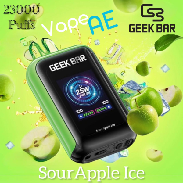 Geek bar 23000 Puffs Sour Apple Ice