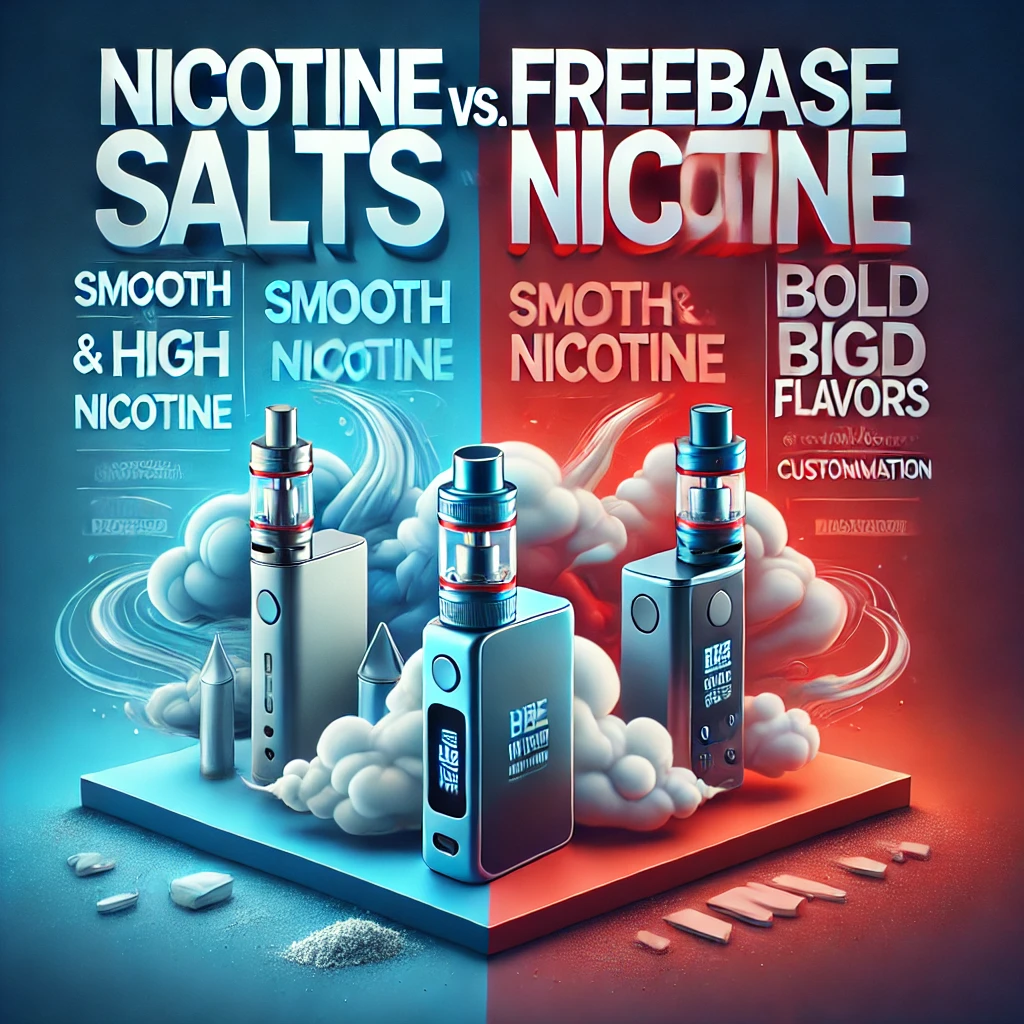 Nicotine Salts vs Freebase E-liquids| Which is best for you