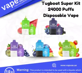 Tugboat Super Kit 24000 Puffs Disposable Vape in UAE Dubai Abu Dhabi