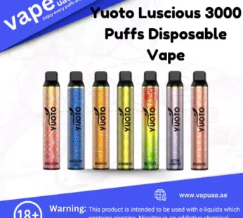 Yuoto Luscious 3000 Puffs Disposable Vape in UAE Dubai Abu Dhabi