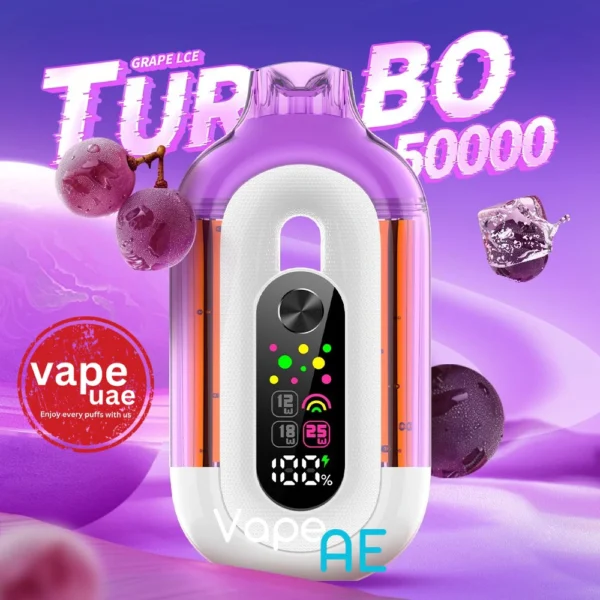 Turbo 50000 Puffs Grape Ice