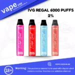 IVG REGAL 6000 PUFFS 2%