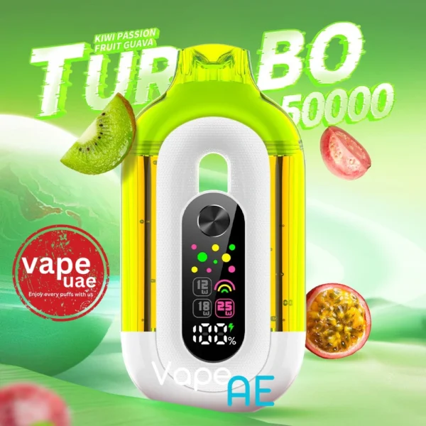 Kiwi Passion Fruit Guava Turbo 50000 Puffs