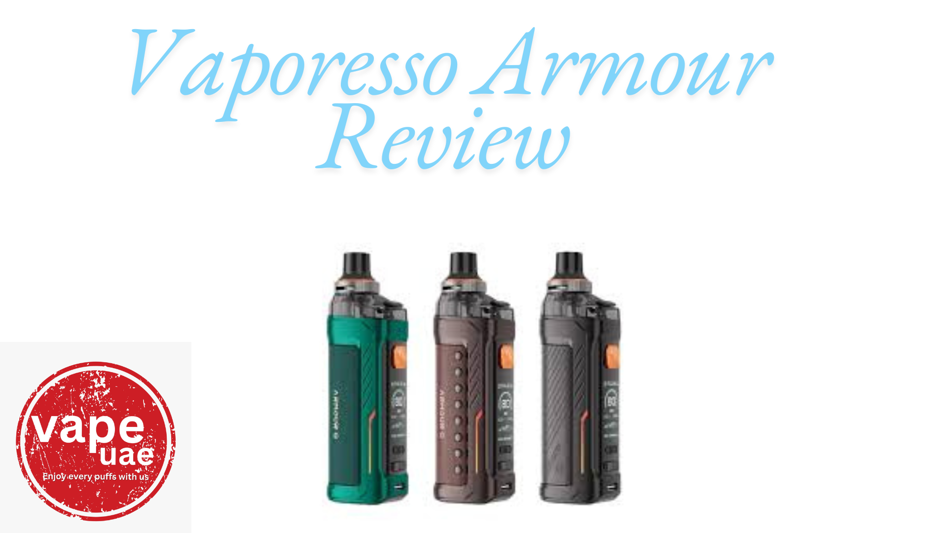 Vaporesso Armour Review|  A Comprehensive Look at Performance