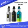 VAPORESSO GEN 200 Kit with 40% lighter