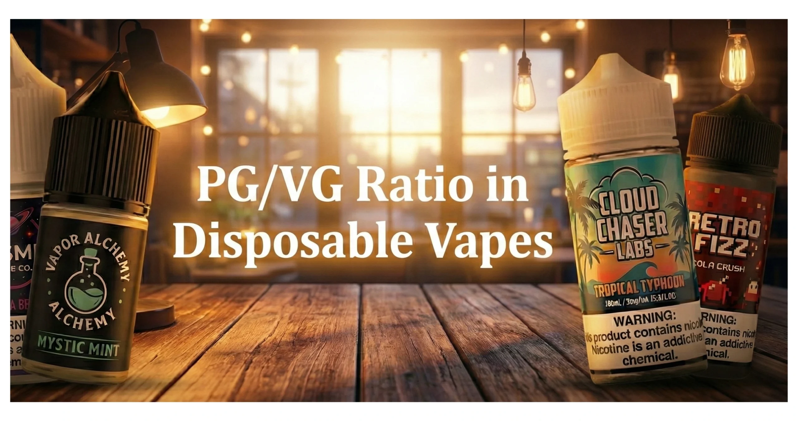 PG/VG Ratio in Disposable Vapes
