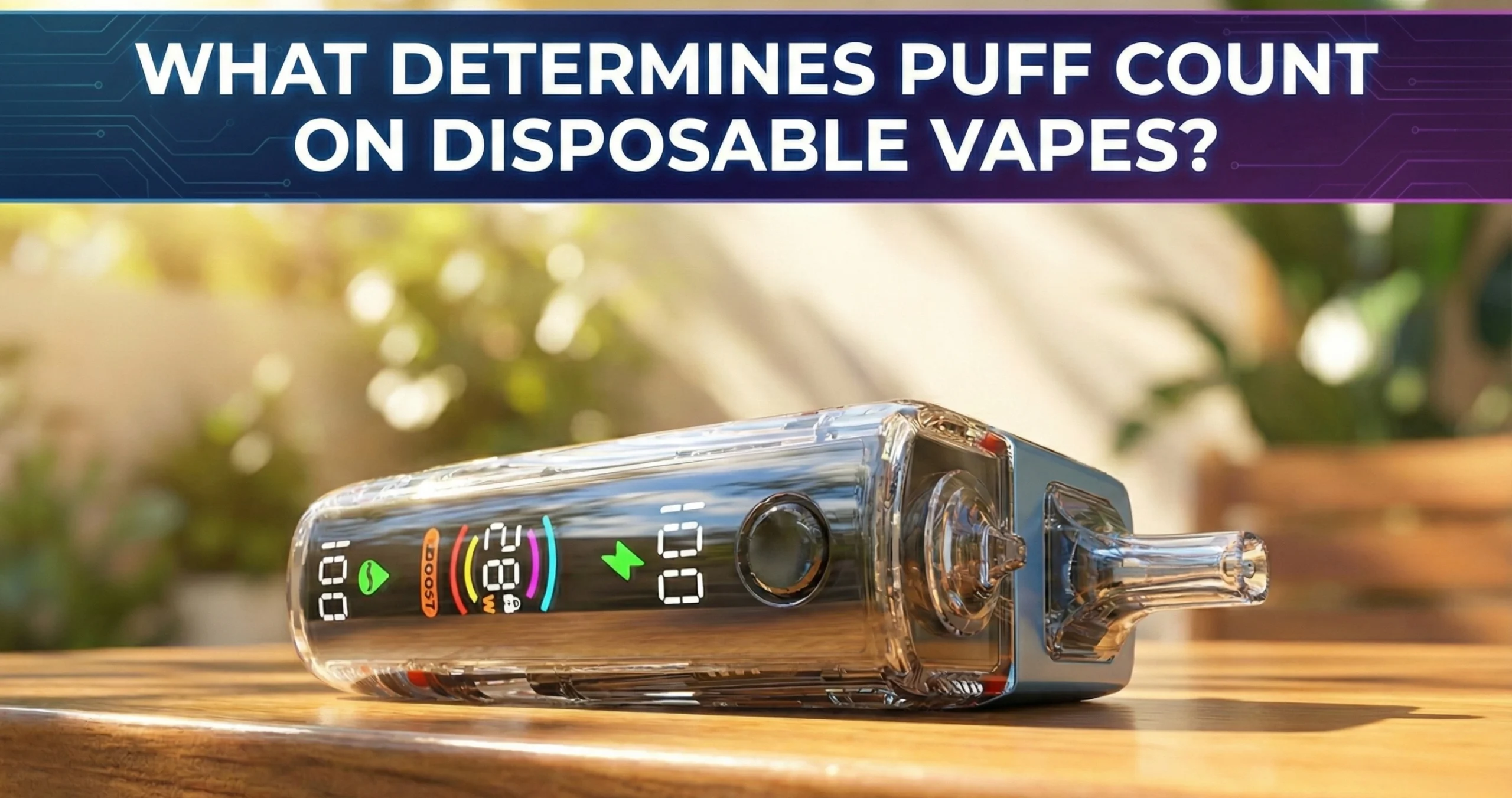 What Determines Puff Count on Disposable Vapes?