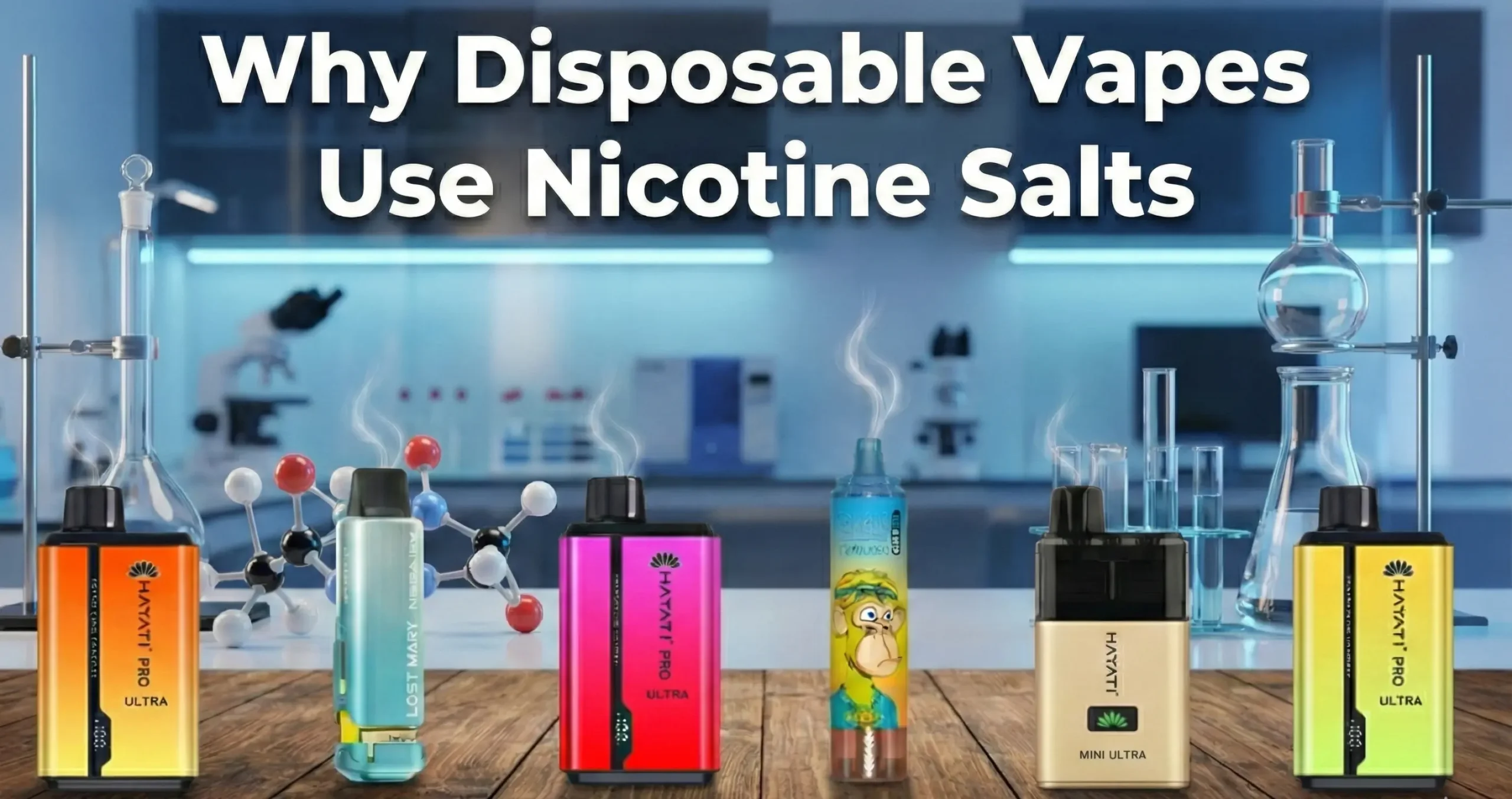 Why Disposable Vapes Use Nicotine Salts