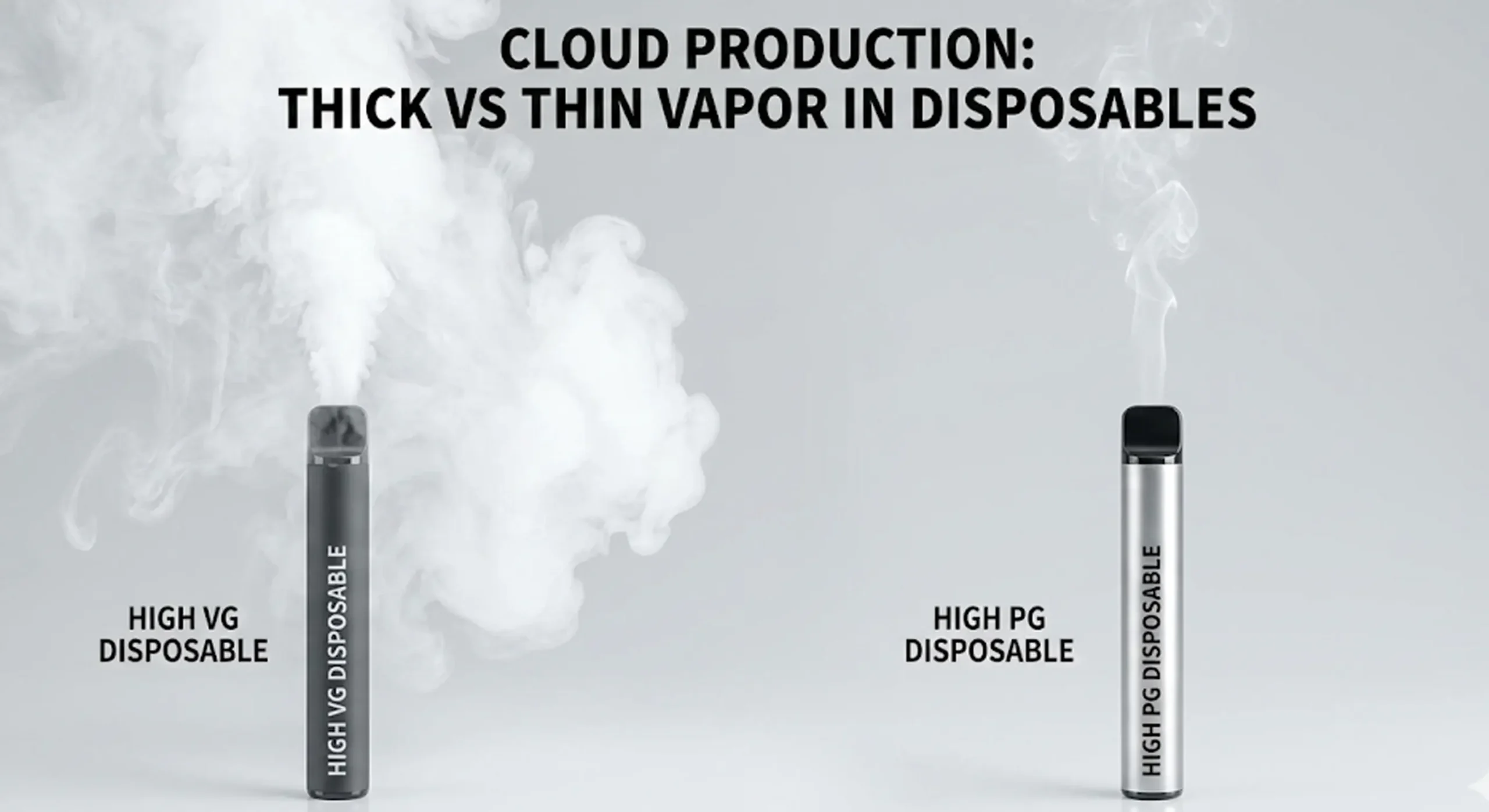 Cloud Production in Disposable Vapes: What Affects It?
